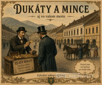 Predaj investičného zlata v Žiline