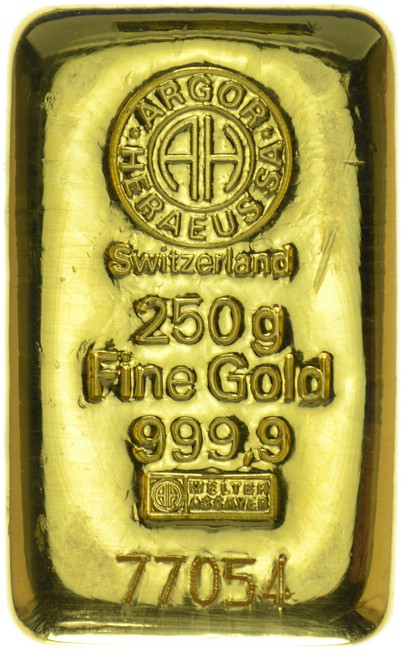 Investičné zlato 250g tehlička